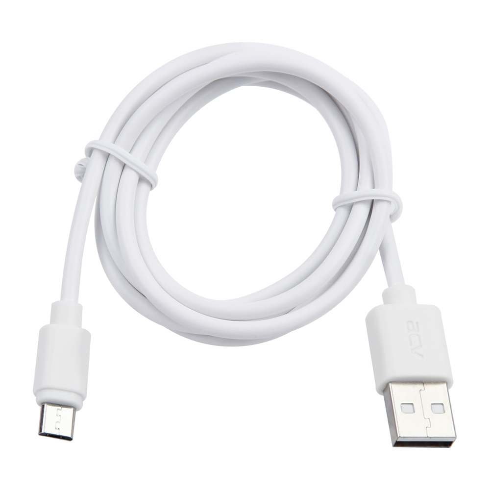 Кабель USB- microUSB ACV USB-M1WH 1 метр 261₽