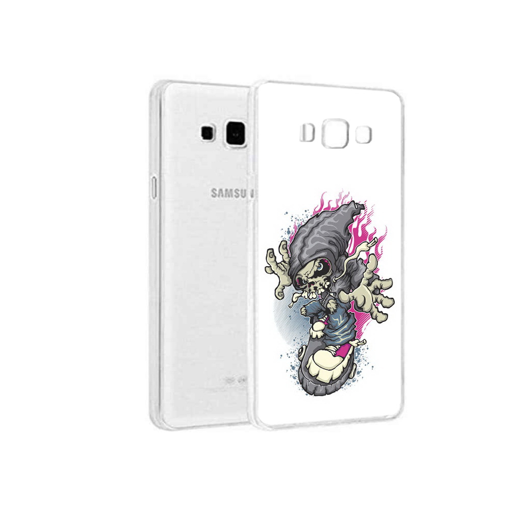 

Чехол MyPads Tocco для Samsung Galaxy On7 нарисованный скелет на скейт борде, Tocco
