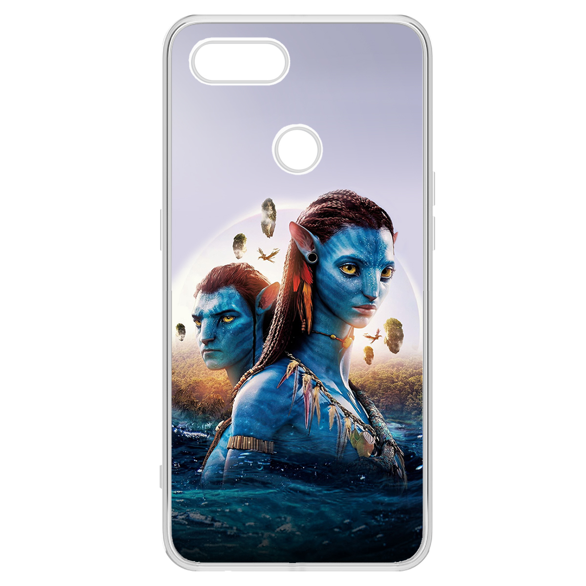 

Чехол-накладка Krutoff Clear Case Аватар - Джейк и Нейтири для Oppo A5s, Прозрачный