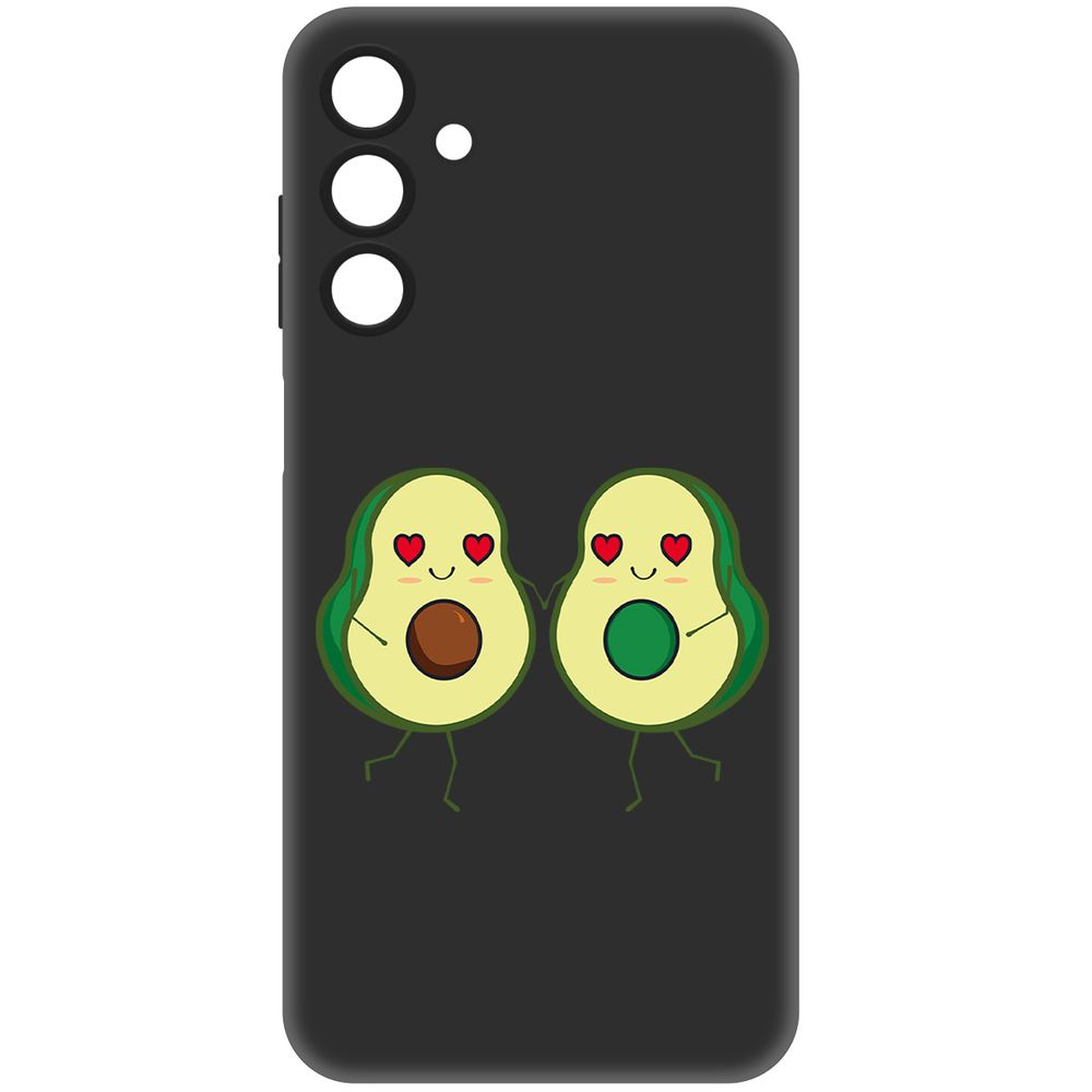 

Чехол-накладка Krutoff Soft Case Авокадо Пара для Samsung Galaxy M15 черный