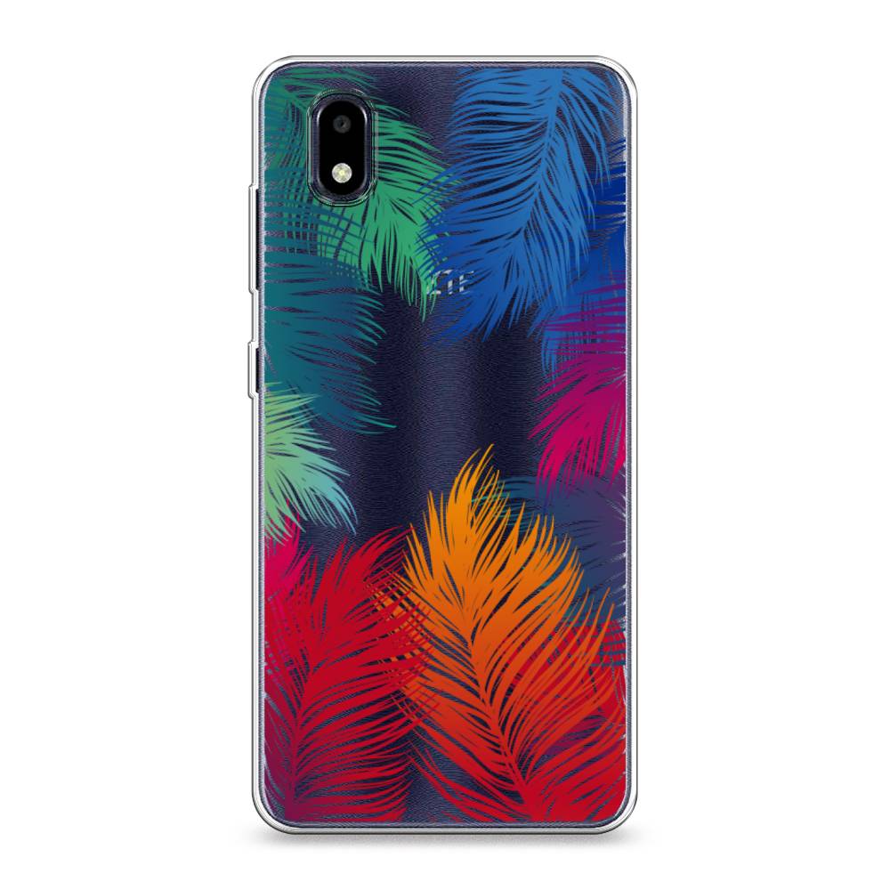

Чехол Awog на ZTE Blade A3 (2020) / ЗТЕ Блэйд A3 (2020) "Рамка из перьев", Разноцветный, 133650-4