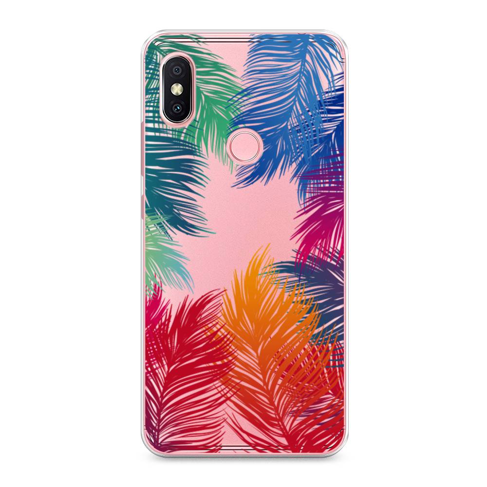 

Чехол Awog на Xiaomi Redmi S2 (Redmi Y2) "Рамка из перьев", Разноцветный, 33650-4