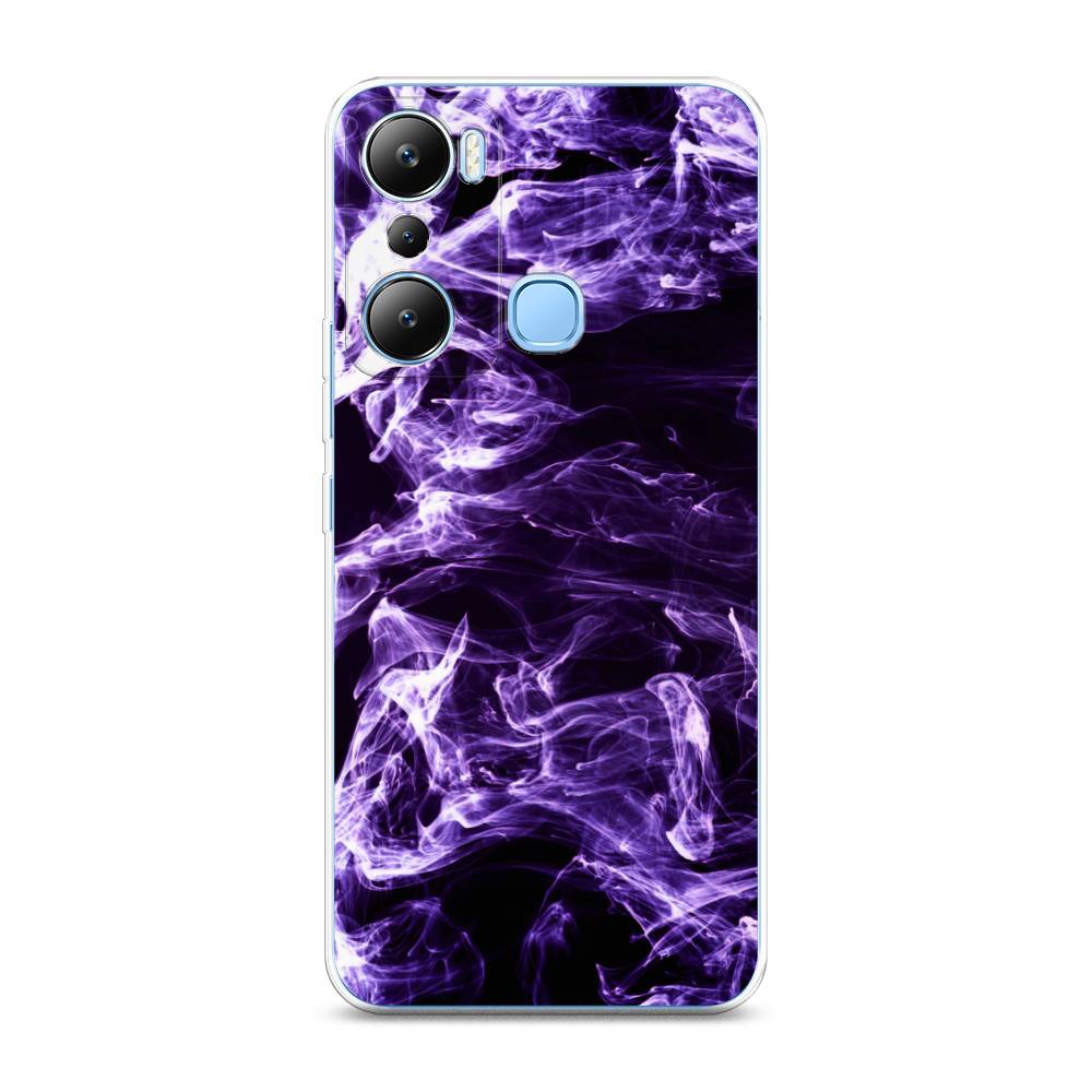 

Чехол на Infinix HOT 20i "Фиолетовый дым", Фиолетовый;белый;черный, 3102950-3