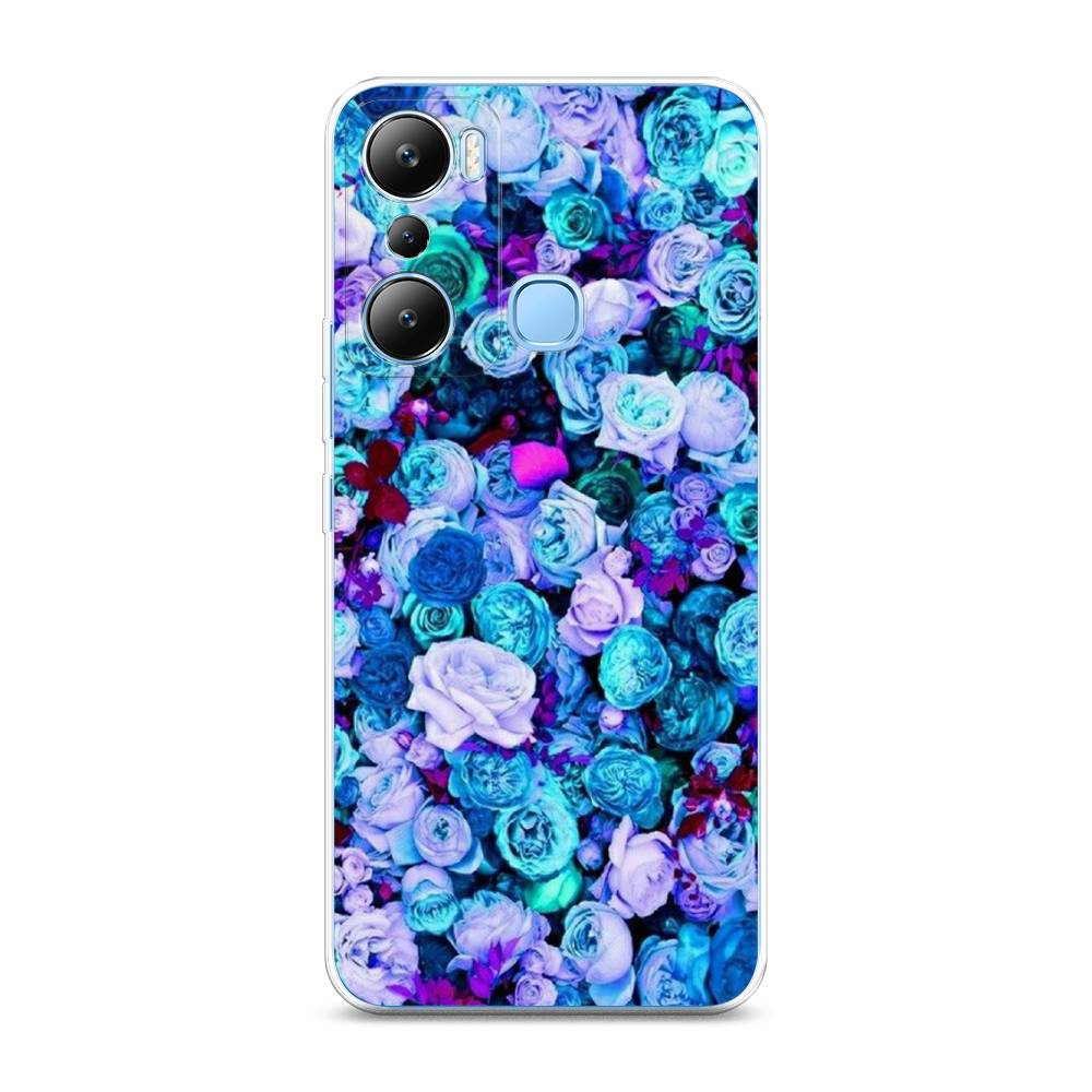 

Чехол на Infinix HOT 20i "Цветочный ковер", Фиолетовый, 3102950-2