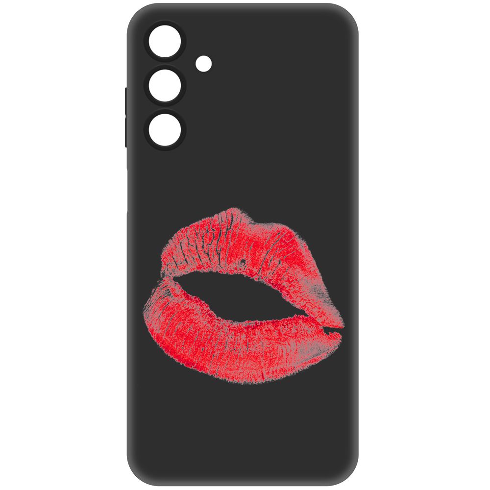 

Чехол-накладка Krutoff Soft Case След помады для Samsung Galaxy M15 черный