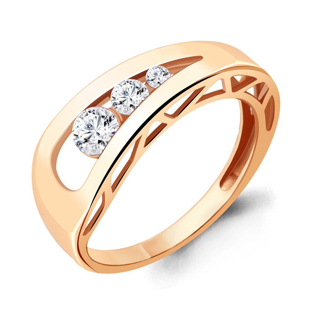 

Кольцо из серебра с фианитом Aquamarine Aquamarine 68828А_925_з р. 19,5, 68828А_925_з