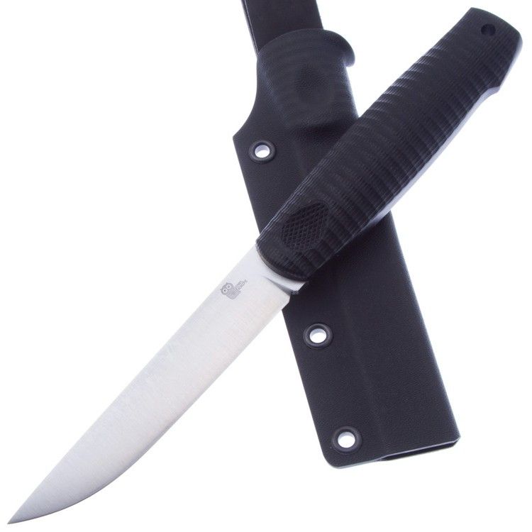 

Нож Owl Knife North F, сталь CPR, рукоять черная G-10