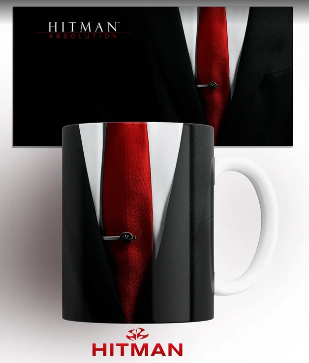 

Кружка с принтом компьютерной игры Наемный убийца 330 мл, Кружка Наемный убийца/Hitman/компьютерная игра/принт. 330 мл
