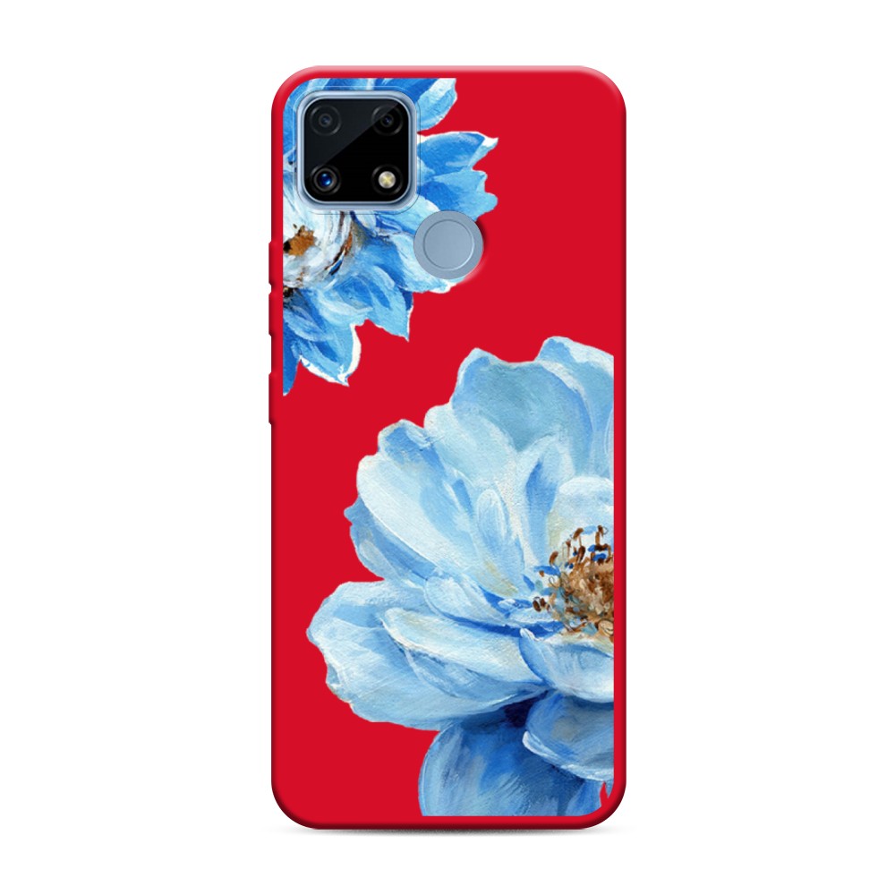 

Чехол Awog на Realme C25/ C25s "Голубые клематисы", Голубой, 257453-1