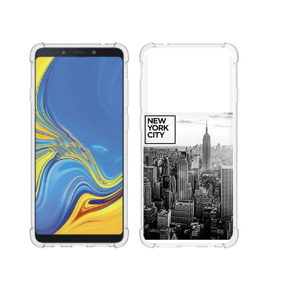 

Чехол MyPads Tocco для Samsung Galaxy A9 черно белый ньюерк (PT118683.560.686), Прозрачный, Tocco