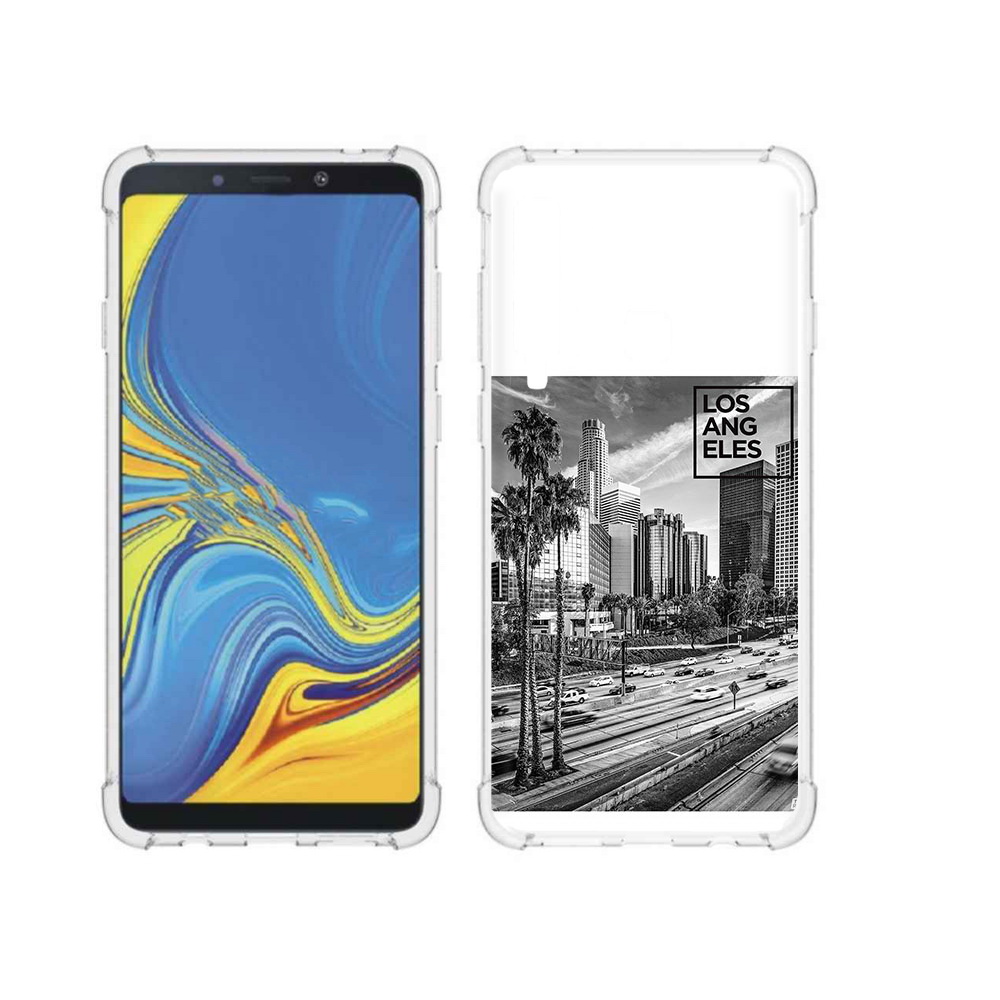 

Чехол MyPads Tocco для Samsung Galaxy A9 черно белый лос анджелес (PT118683.560.685), Прозрачный, Tocco
