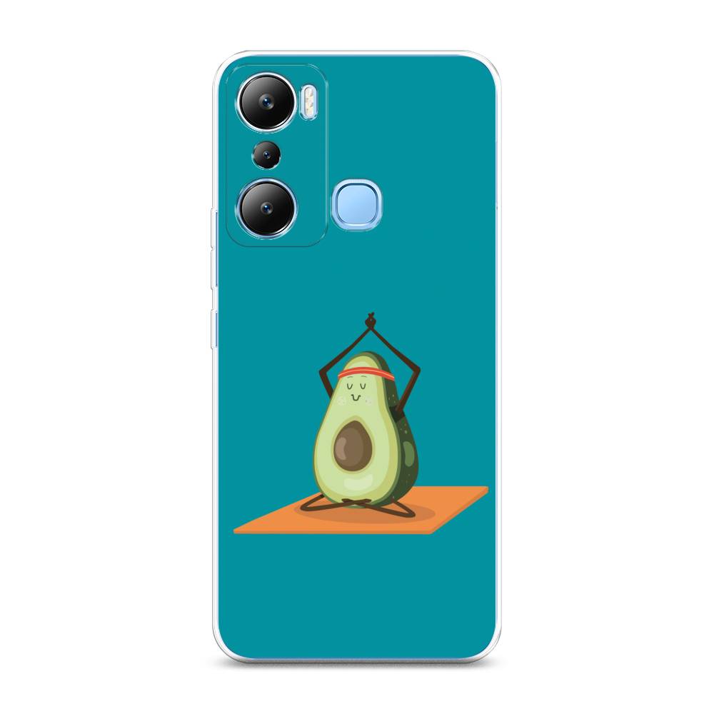 

Чехол на Infinix HOT 20i "Расслабься с авокадо", Голубой, 3102950-6
