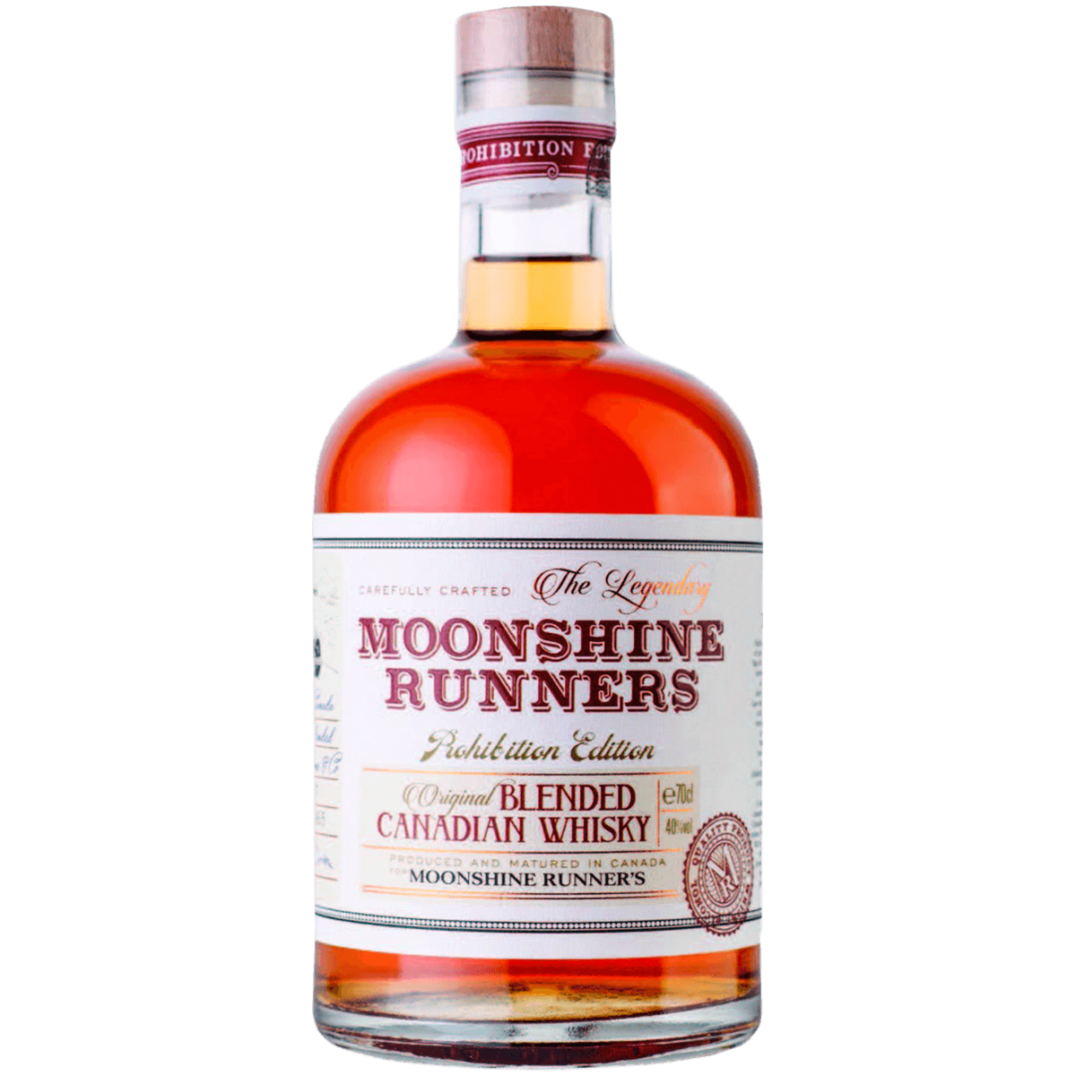 

Виски Moonshine Runners Canadian Blended зерновой 0,7 л