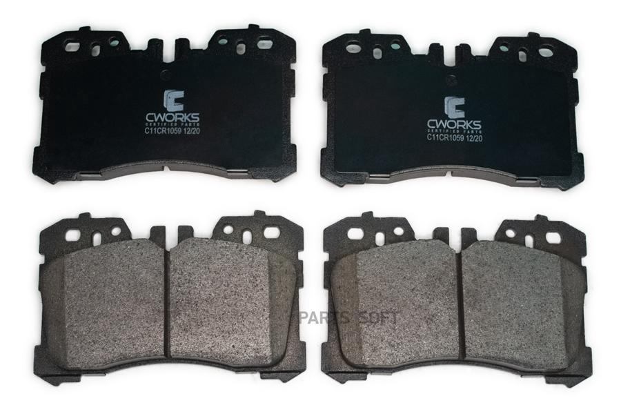 

Тормозные колодки CWORKS передние Low Metallic C11CR1059