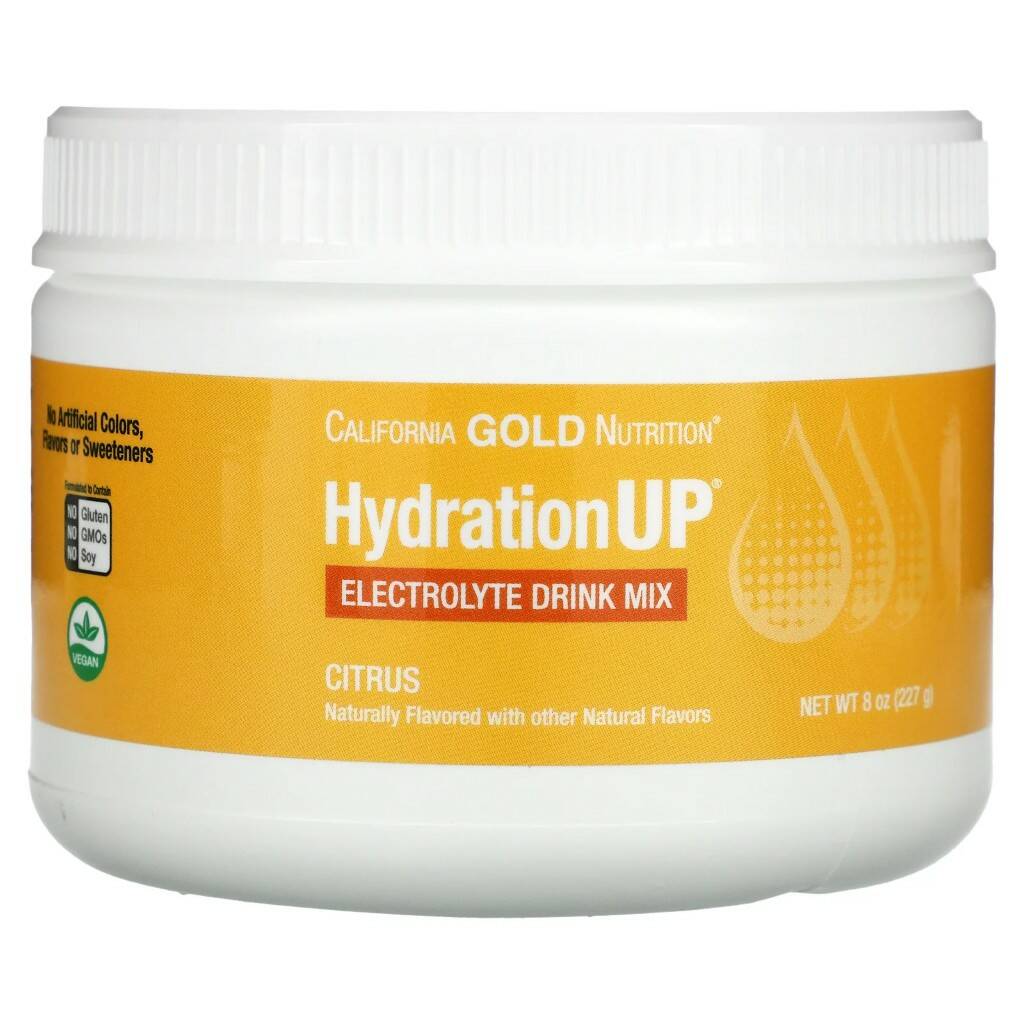 California Gold Nutrition, HydrationUP, Electrolyte Drink Mix, 8 oz (227 g) (Цитрус)