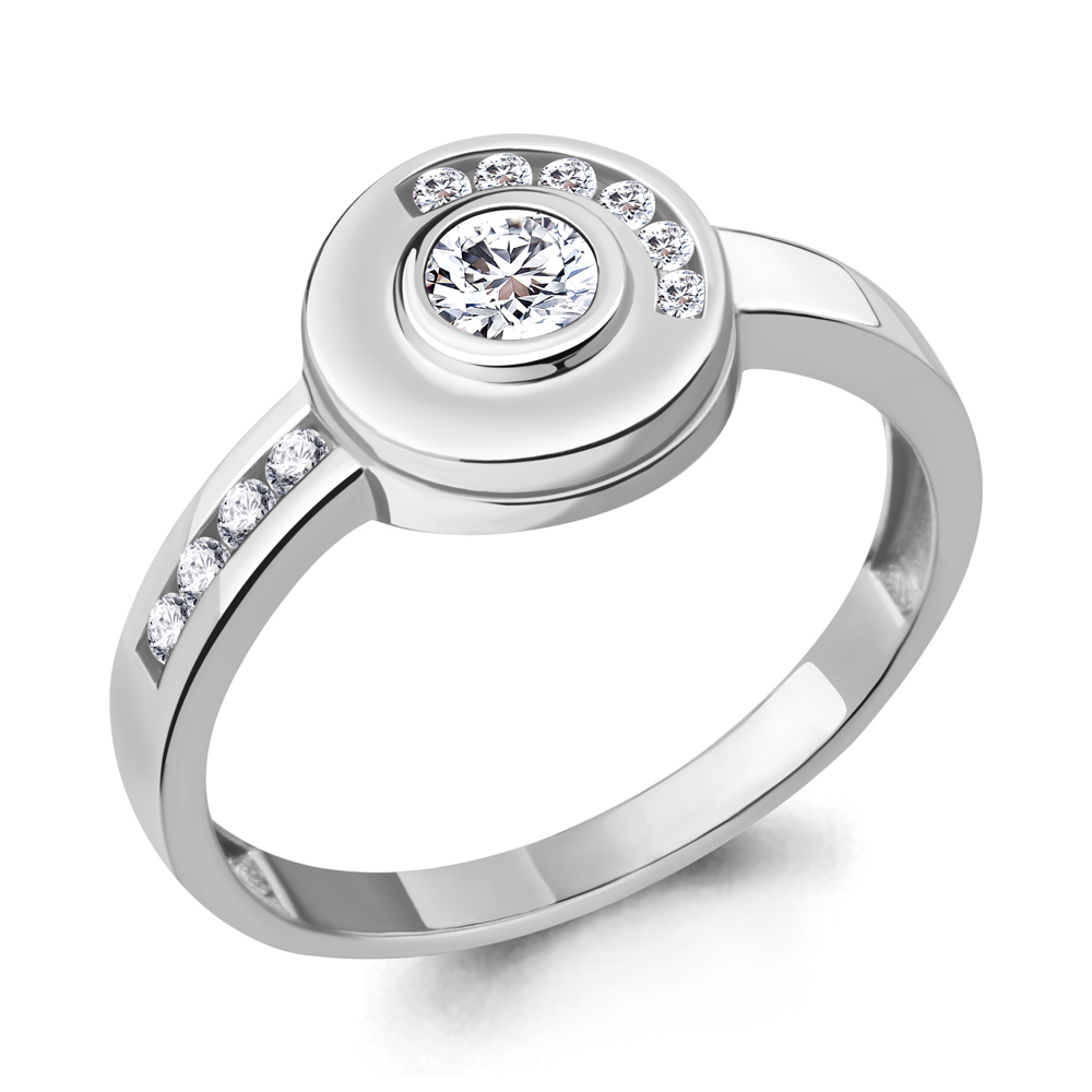 

Кольцо из серебра с фианитом Aquamarine Aquamarine 68825А_925_р р. 16,5, 68825А_925_р