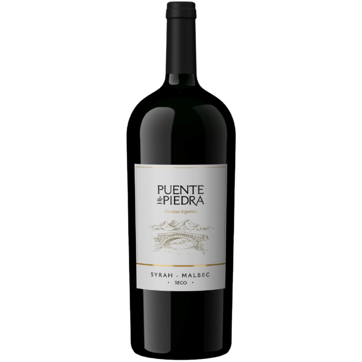 

Вино Puente de Piedra Syrah-Malbec красное сухое 1,5 л