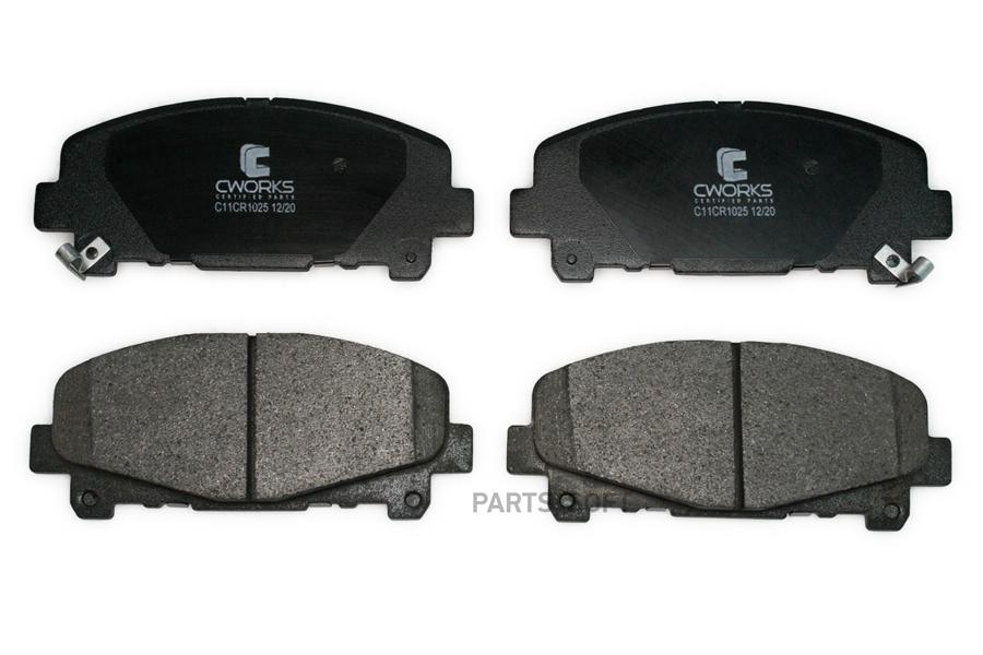 

Тормозные колодки CWORKS передние Low Metallic C11CR1025
