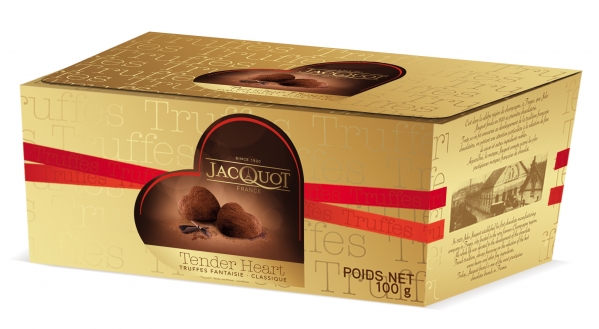 

Jacquot Трюфели классические Фантазия Нежное сердце, 100г, 3015497062759
