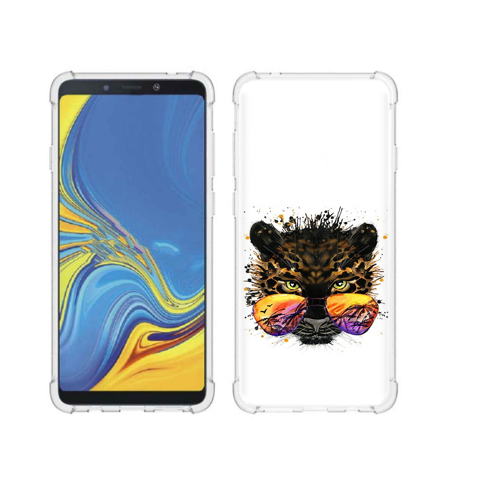 

Чехол MyPads Tocco для Samsung Galaxy A9 тропический леопард (PT118683.560.649), Прозрачный, Tocco