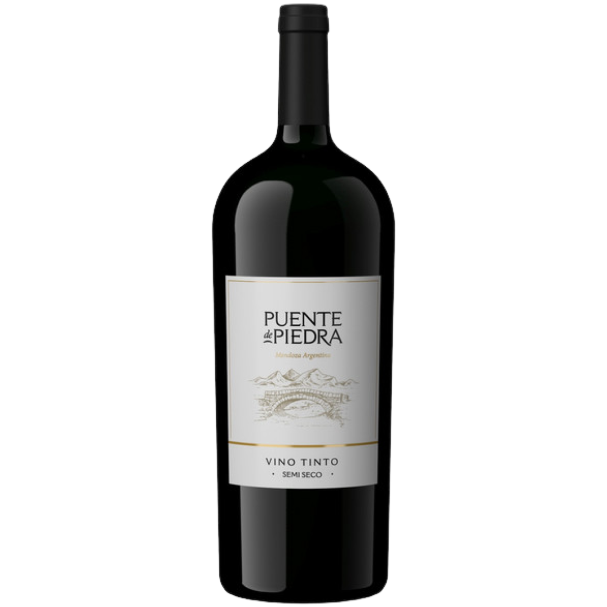 

Вино Puente de Piedra Tinto Semi Seco красное полусухое 1,5 л
