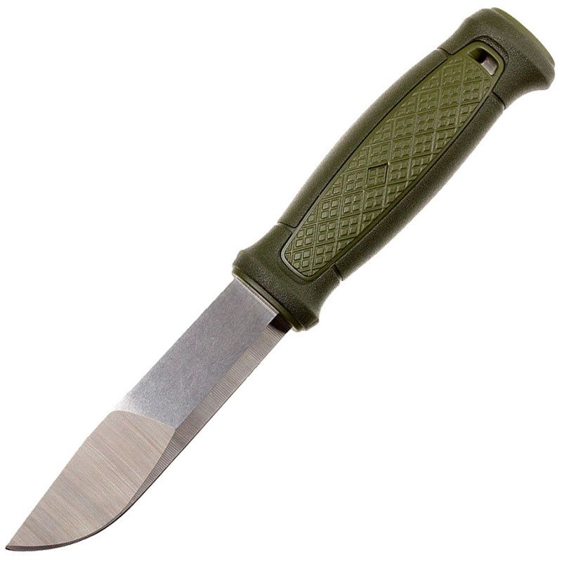 фото Туристический нож mora kansbol, нержавеющая сталь, зеленая рукоять mora of sweden