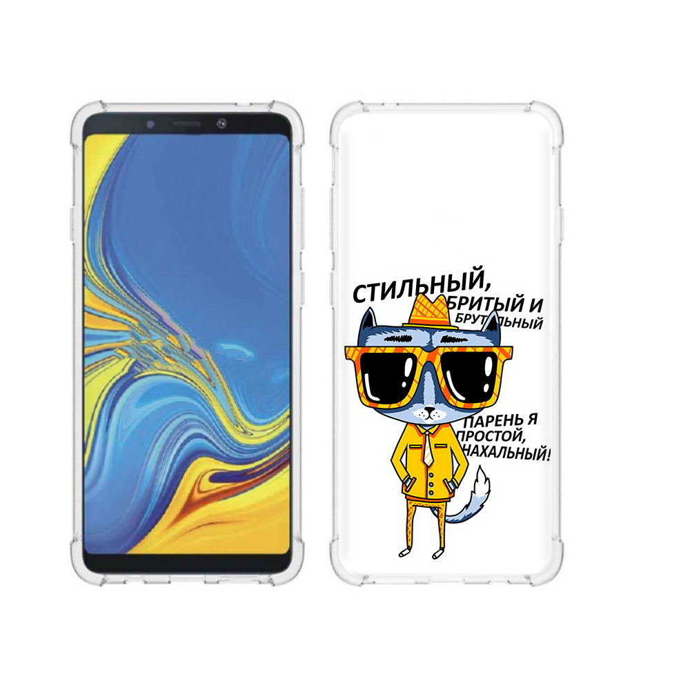 

Чехол MyPads Tocco для Samsung Galaxy A9 стильный кот (PT118683.560.625), Прозрачный, Tocco