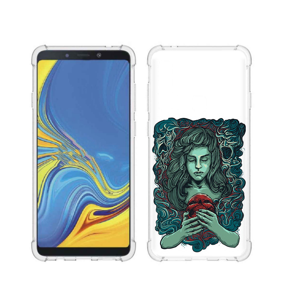 

Чехол MyPads Tocco для Samsung Galaxy A9 спящая девушка (PT118683.560.619), Прозрачный, Tocco