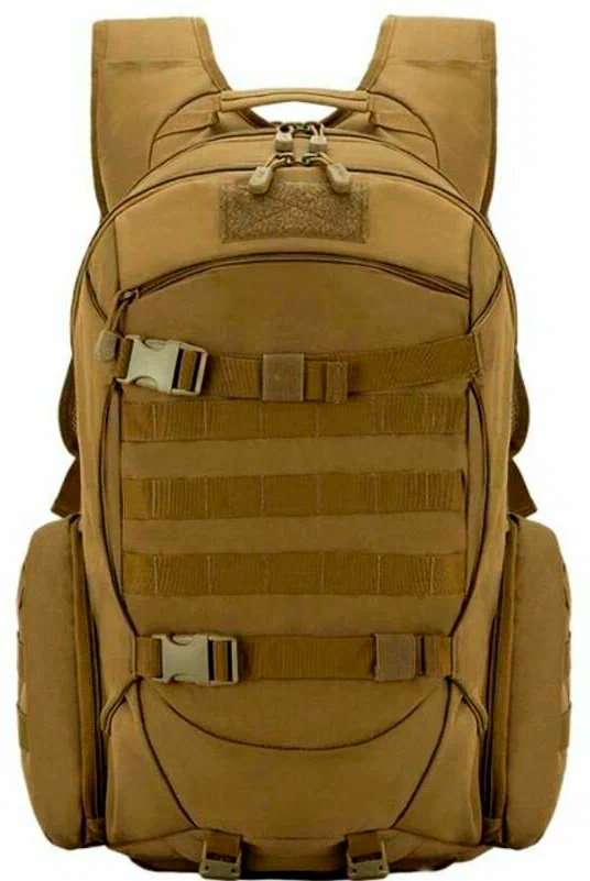 

Рюкзак тактический Tanjiezhe Explorer Large Capacity Outdoor YG019-3 Khaki 35 л, Коричневый, YG019-3