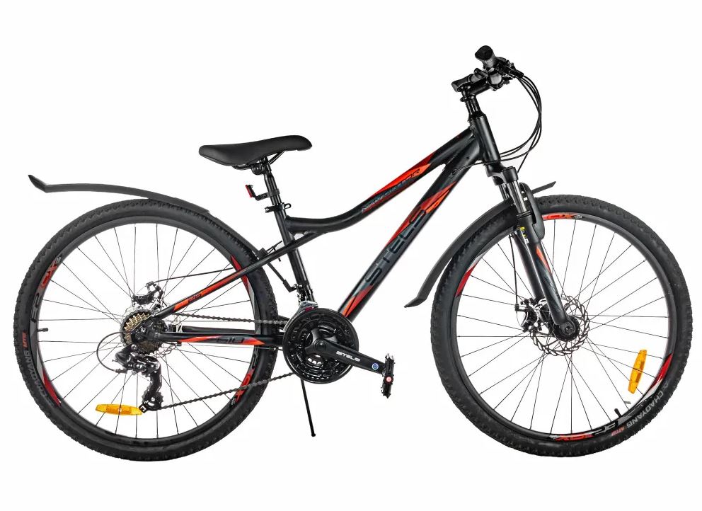 Велосипед STELS NAVIGATOR 26 2024 14 черныйкрасный 2812400₽