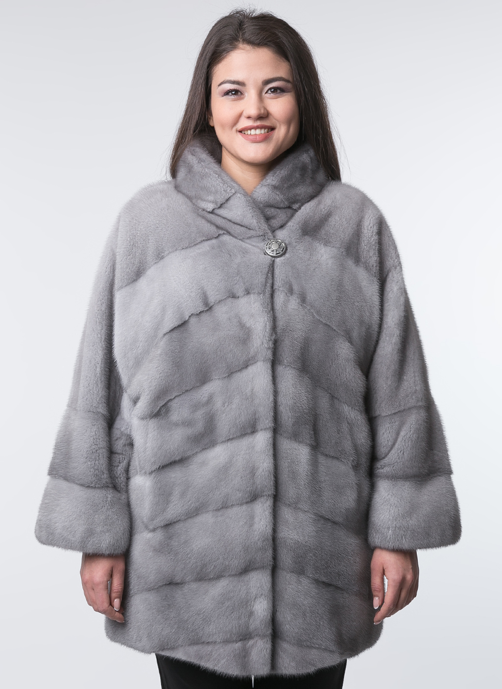 

Шуба женская Каляев 36371 голубая 50-56, 36371