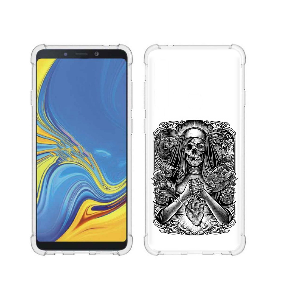 

Чехол MyPads Tocco для Samsung Galaxy A9 скелет с сердцем (PT118683.560.603), Прозрачный, Tocco