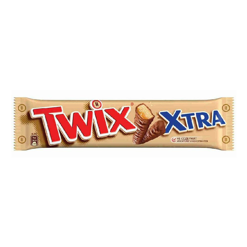 Батончик Twix Xtra шоколадный 82 г