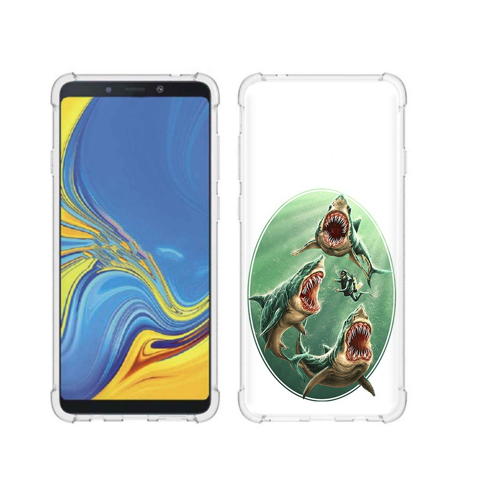 

Чехол MyPads Tocco для Samsung Galaxy A9 синяя бездна (PT118683.560.600), Прозрачный, Tocco