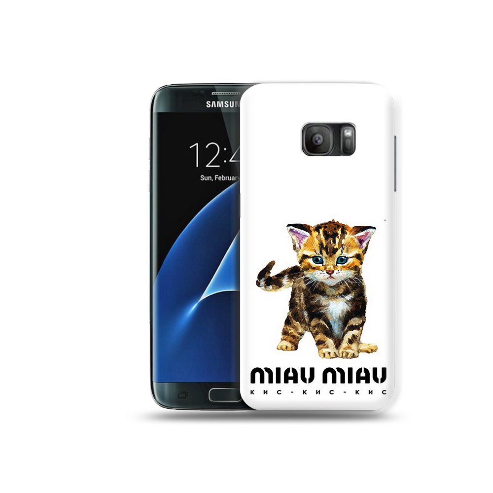 

Чехол MyPads Tocco для Samsung Galaxy S7 Бренд miau miau, Прозрачный, Tocco