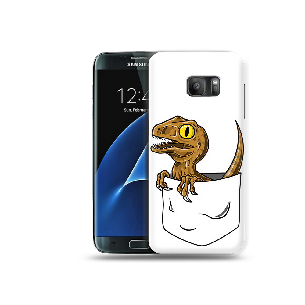 

Чехол MyPads Tocco для Samsung Galaxy S7 динозавр в кармане, Прозрачный, Tocco