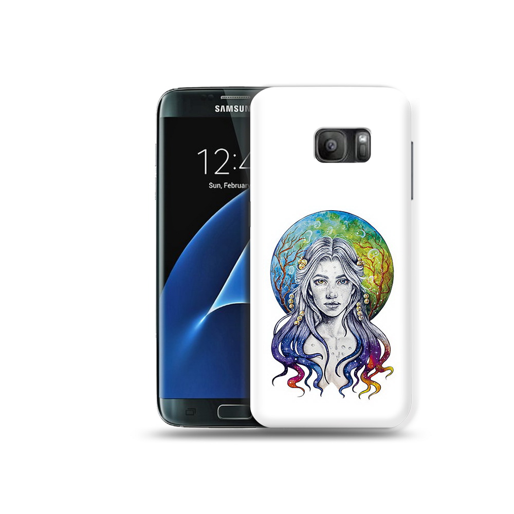 

Чехол MyPads Tocco для Samsung Galaxy S7 девушка с красивыми волосами, Прозрачный, Tocco