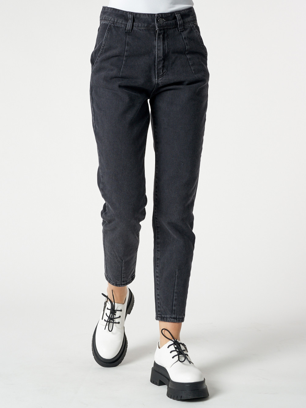 

Джинсы женские NoBrand AD573 серые L; XL, AD573