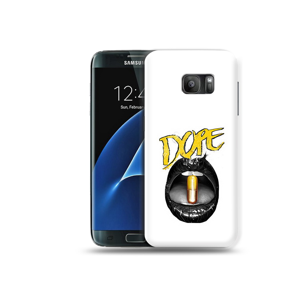 

Чехол MyPads Tocco для Samsung Galaxy S7 губы, Прозрачный, Tocco