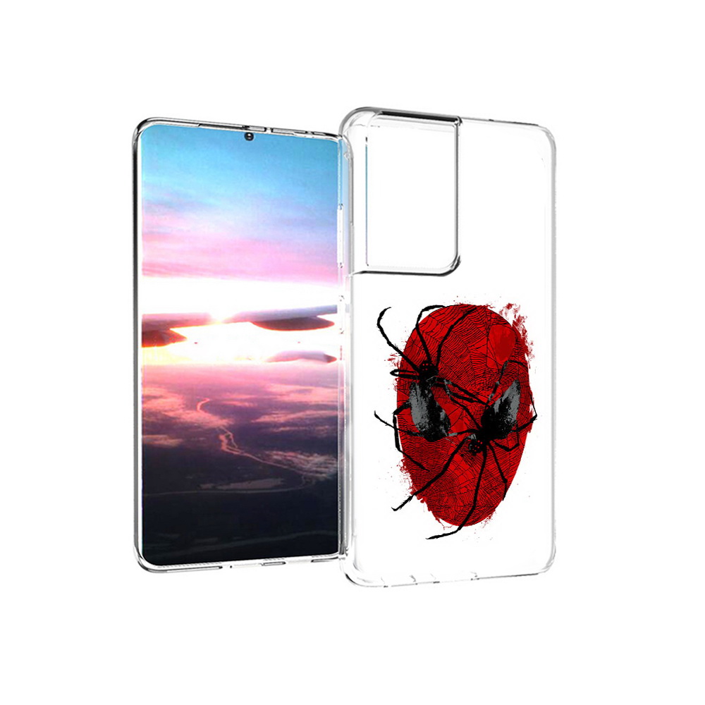 

Чехол MyPads Tocco для Samsung Galaxy S21 Ultra человек паук (PT157307.497.673), Прозрачный, Tocco