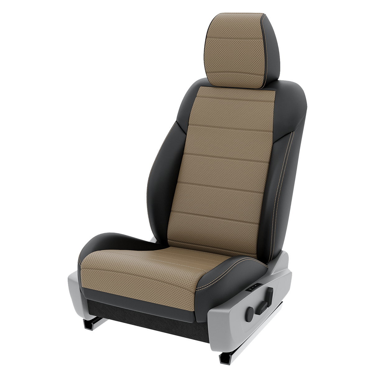 

Чехлы на сиденья Automobiler для Volkswagen Transporter T5 рестайлинг T5 A-A-1705F2S368, Бежевый;черный, A-A-1705