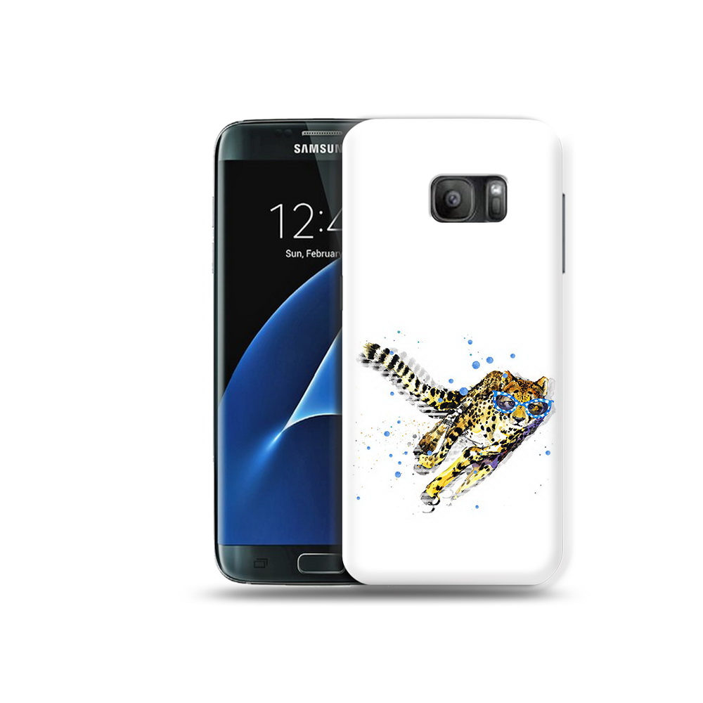 

Чехол MyPads Tocco для Samsung Galaxy S7 гепард в очках, Прозрачный, Tocco