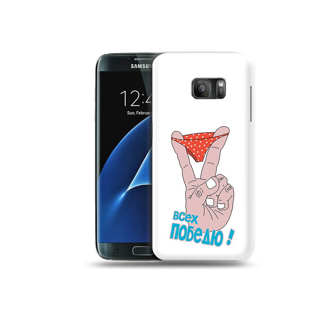 

Чехол MyPads Tocco для Samsung Galaxy S7 всех победю, Прозрачный, Tocco