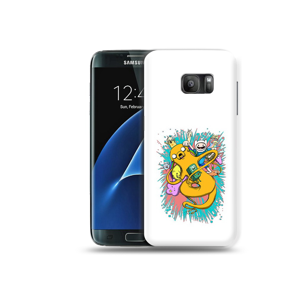 

Чехол MyPads Tocco для Samsung Galaxy S7 время приключений рисунок, Прозрачный, Tocco