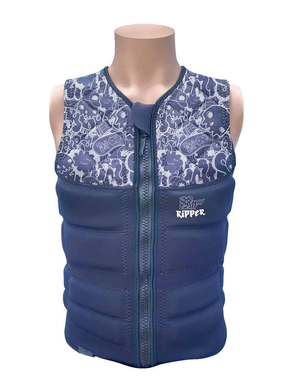 

Жилет для вейкборда 2wo2wenty8ight Ripper vest ss23, XL, blue, Синий, Ripper vest ss23