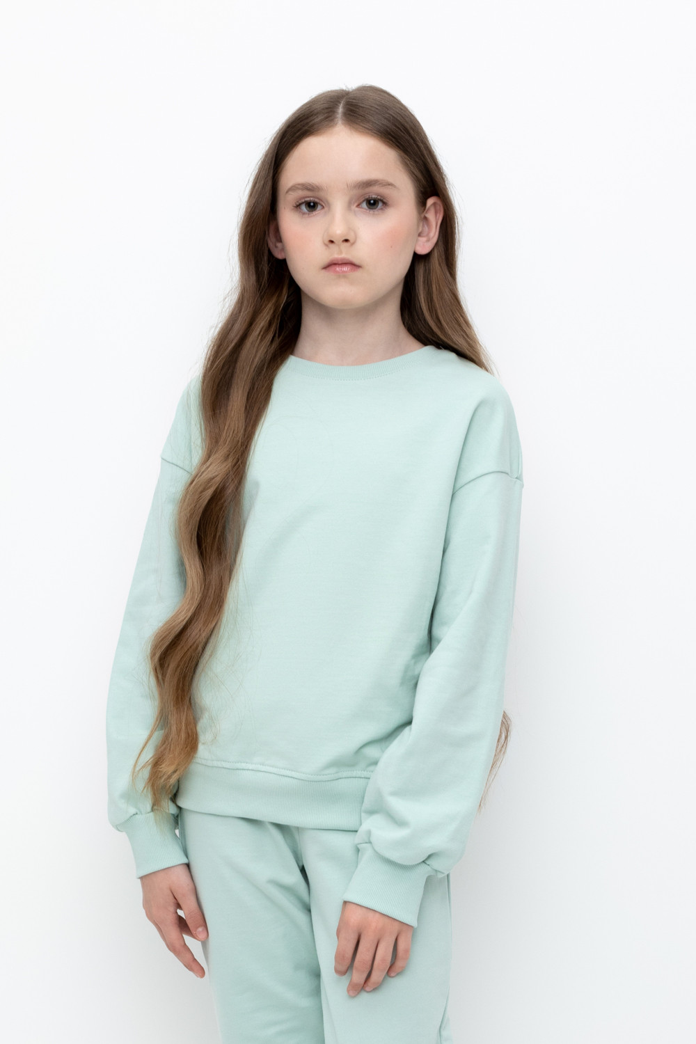 

Свитшот детский CROCKID М 2828-2, зеленый, 146, М 2828-2