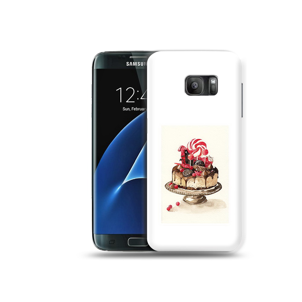 

Чехол MyPads Tocco для Samsung Galaxy S7 вкусный торт, Прозрачный, Tocco