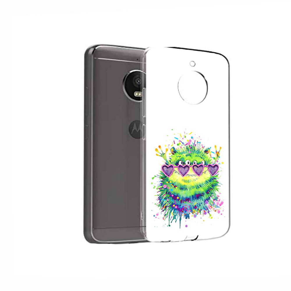 

Чехол MyPads Tocco для Motorola Moto E4 Пушистый персонаж (PT99977.370.142), Прозрачный, Tocco