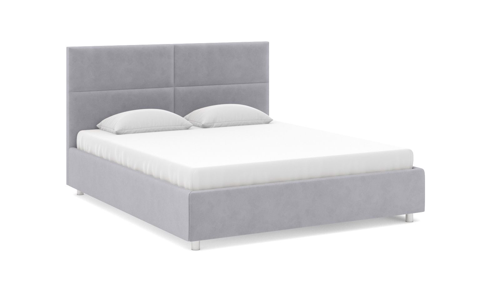 

Кровать Askona Star I Sky Velvet 08 140х200, Серый