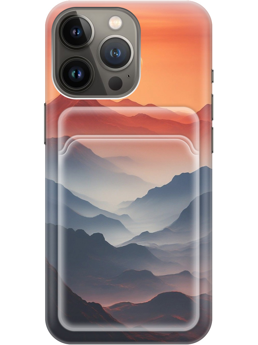

Силиконовый чехол на Apple iPhone 13 Pro Max с принтом 785950, Прозрачный;оранжевый;черный, 732247310
